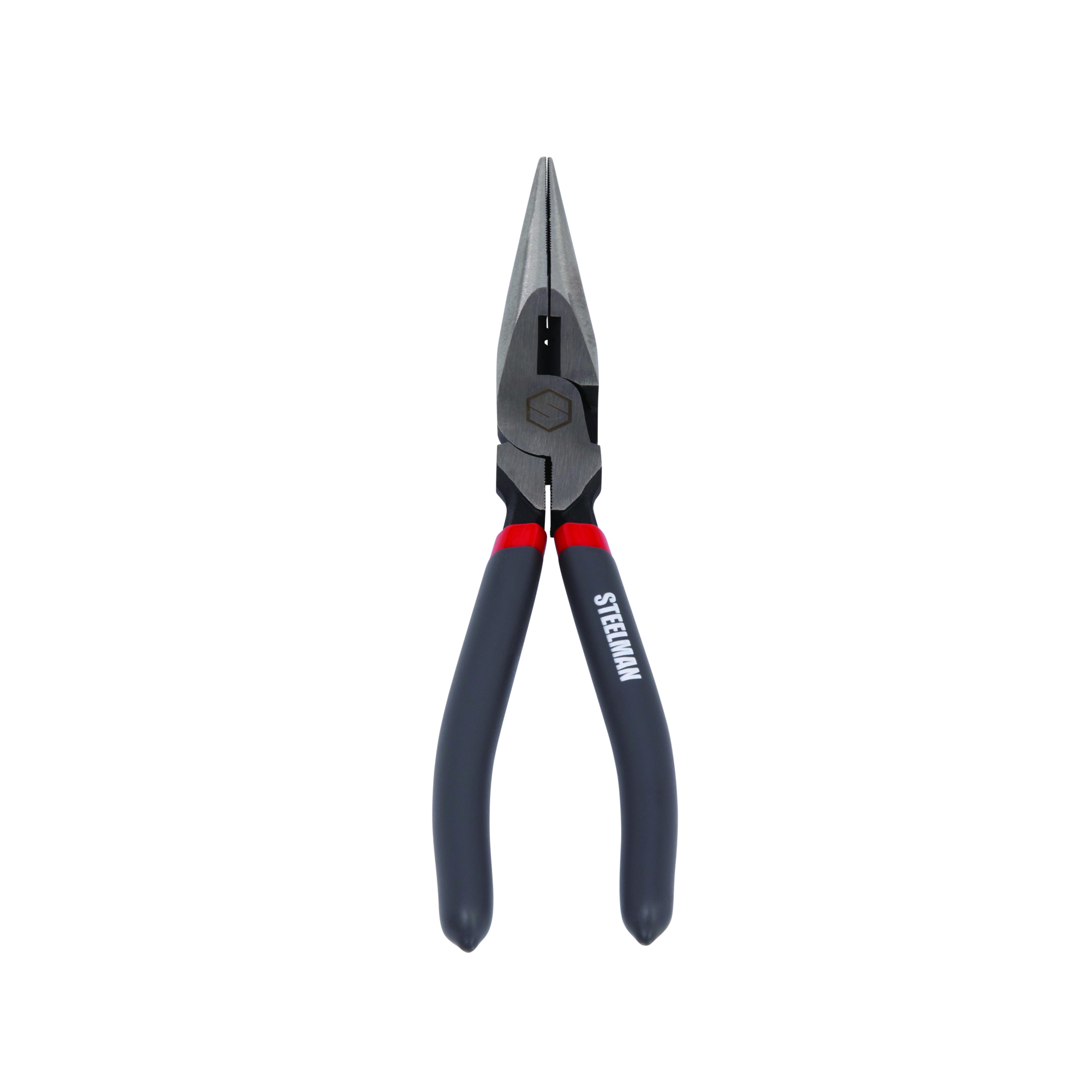 STEELMAN 8-Inch High Leverage Needle Nose Pliers, Model# 61465
